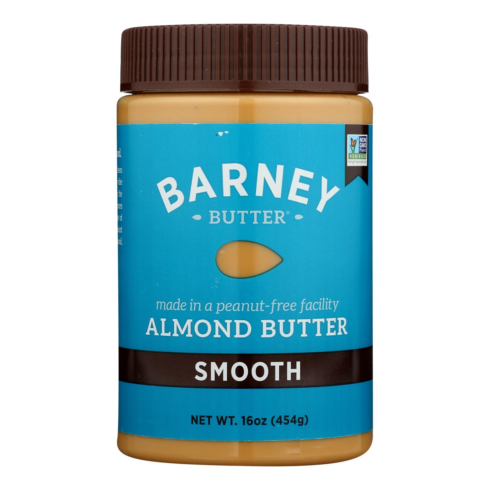 Barney Butter - Almond Butter - Smooth - Case of 6 - 16 oz.