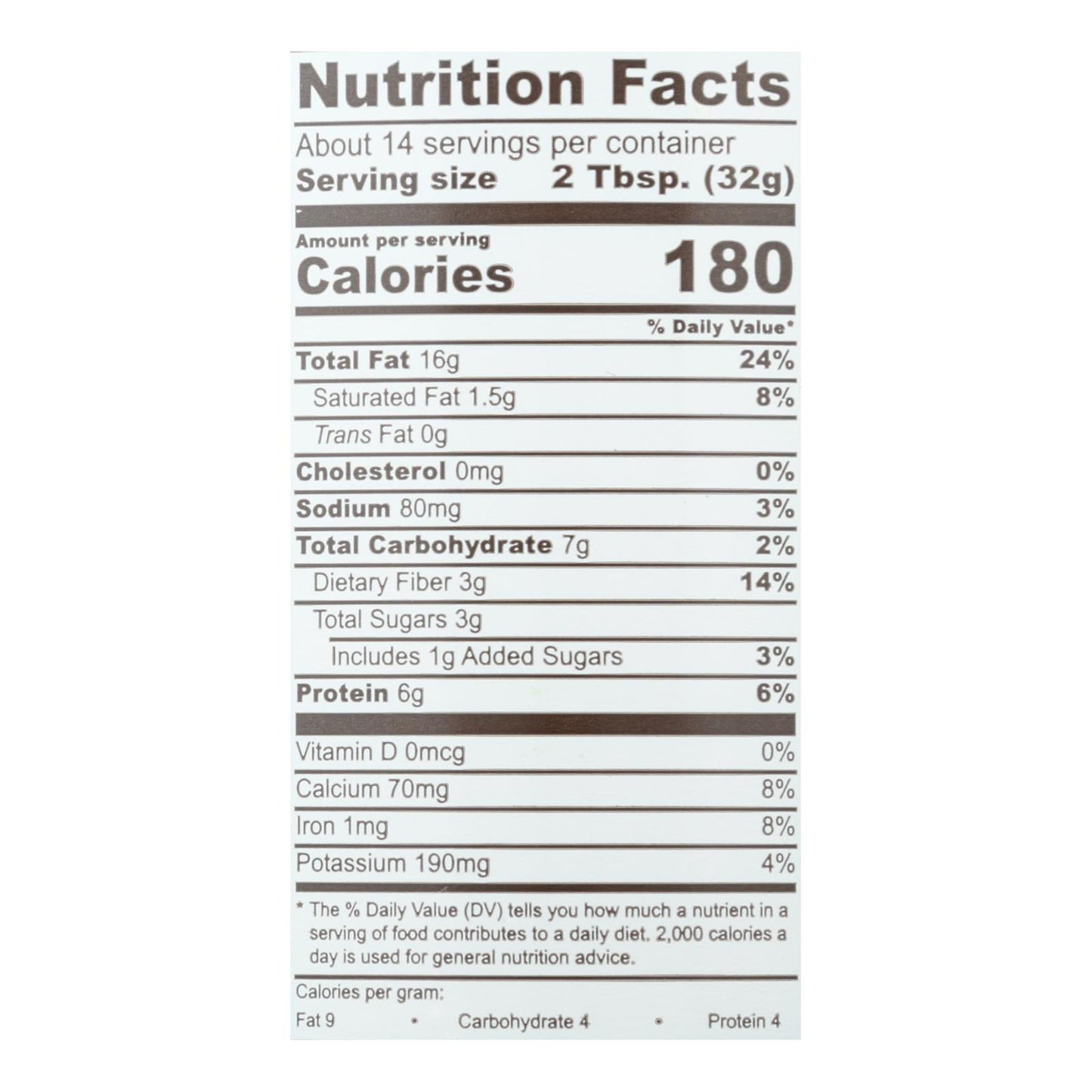 Barney Butter - Almond Butter - Crunchy - Case of 6 - 16 oz.