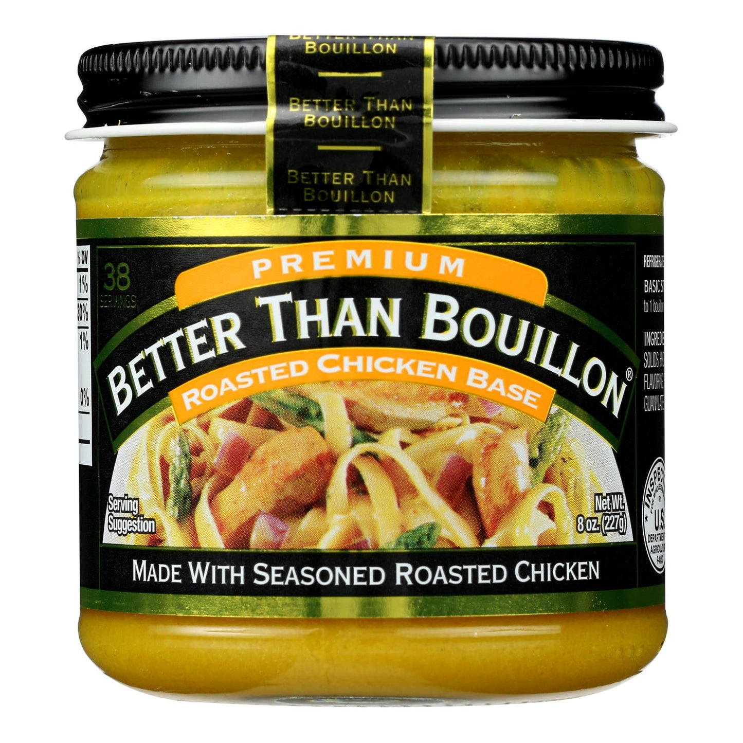 Better Than Bouillon Organic Seasoned - Chicken Base - Case of 6 - 8 oz.