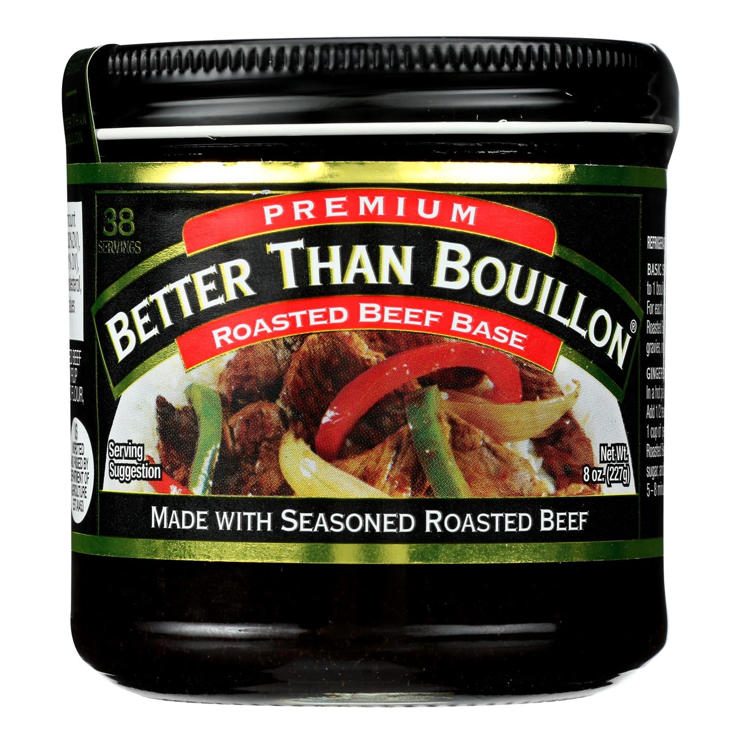 Better Than Bouillon Organic Seasoned - Beef Base - Case of 6 - 8 oz.