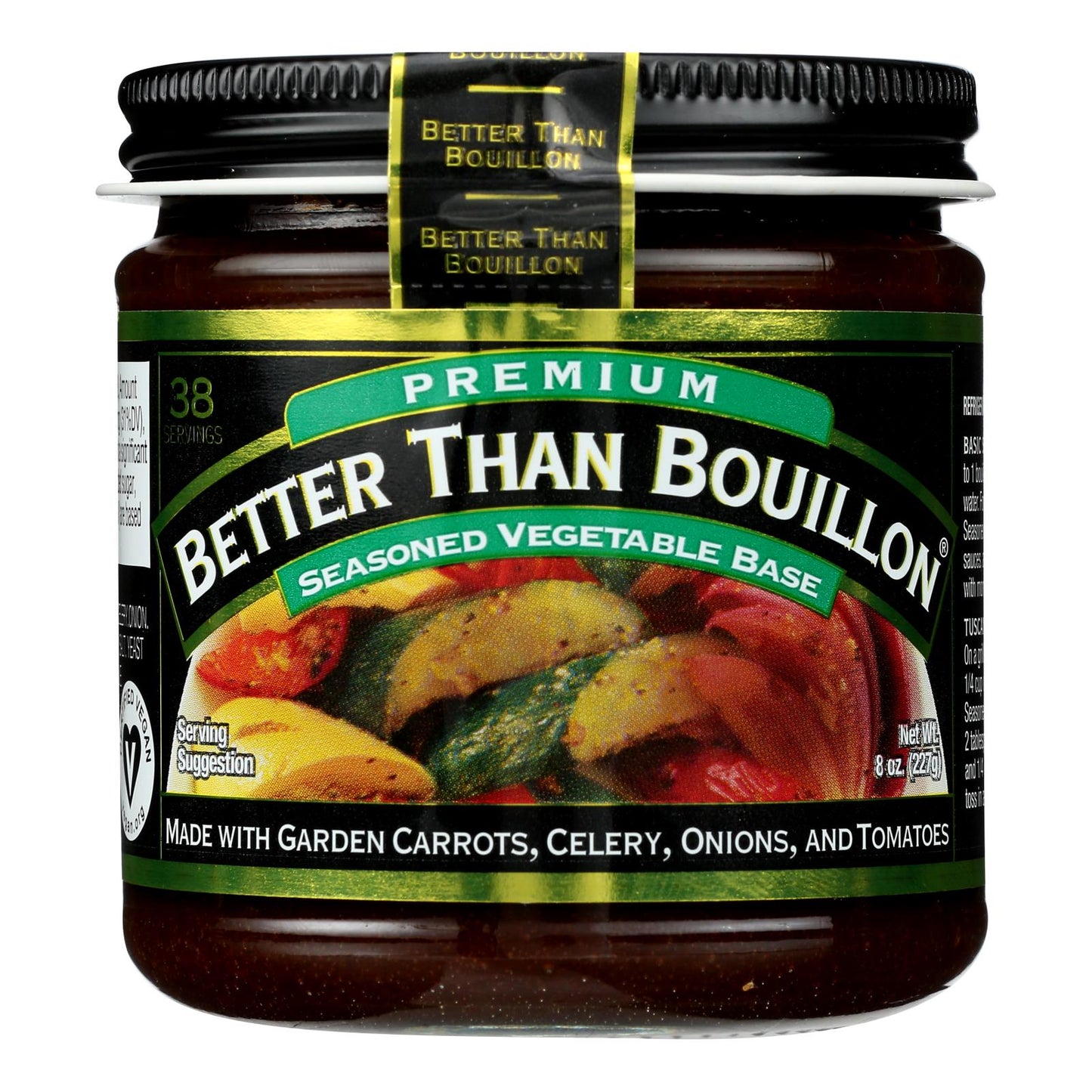 Better Than Bouillon Organic Seasoned - Vegetable Base - Case of 6 - 8 oz.