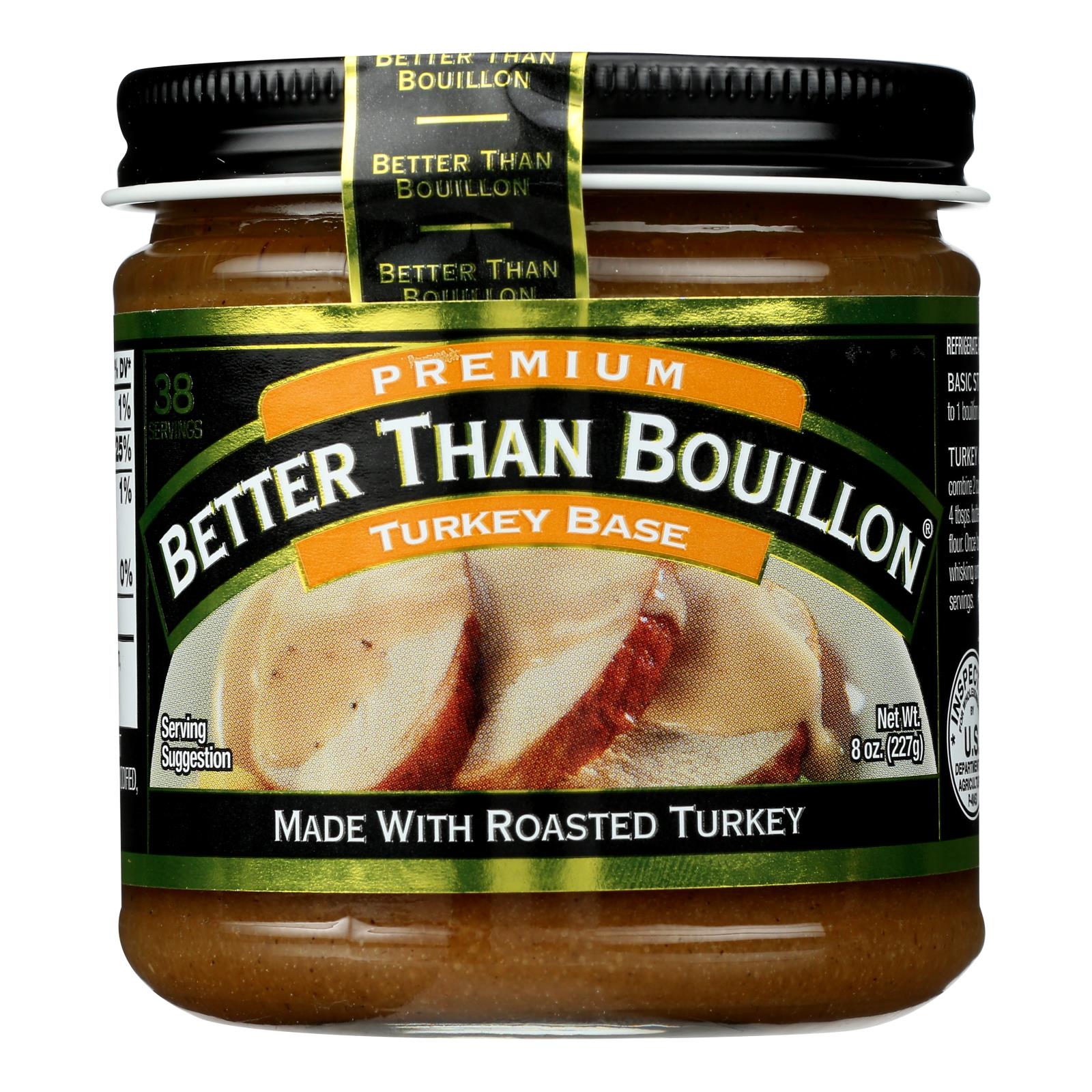 Better Than Bouillon Seasoning - Turkey Base - Case of 6 - 8 oz.