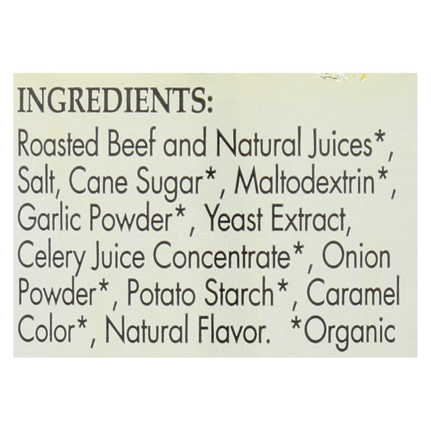 Better Than Bouillon Organic Seasoned - Beef Base - Case of 6 - 8 oz.