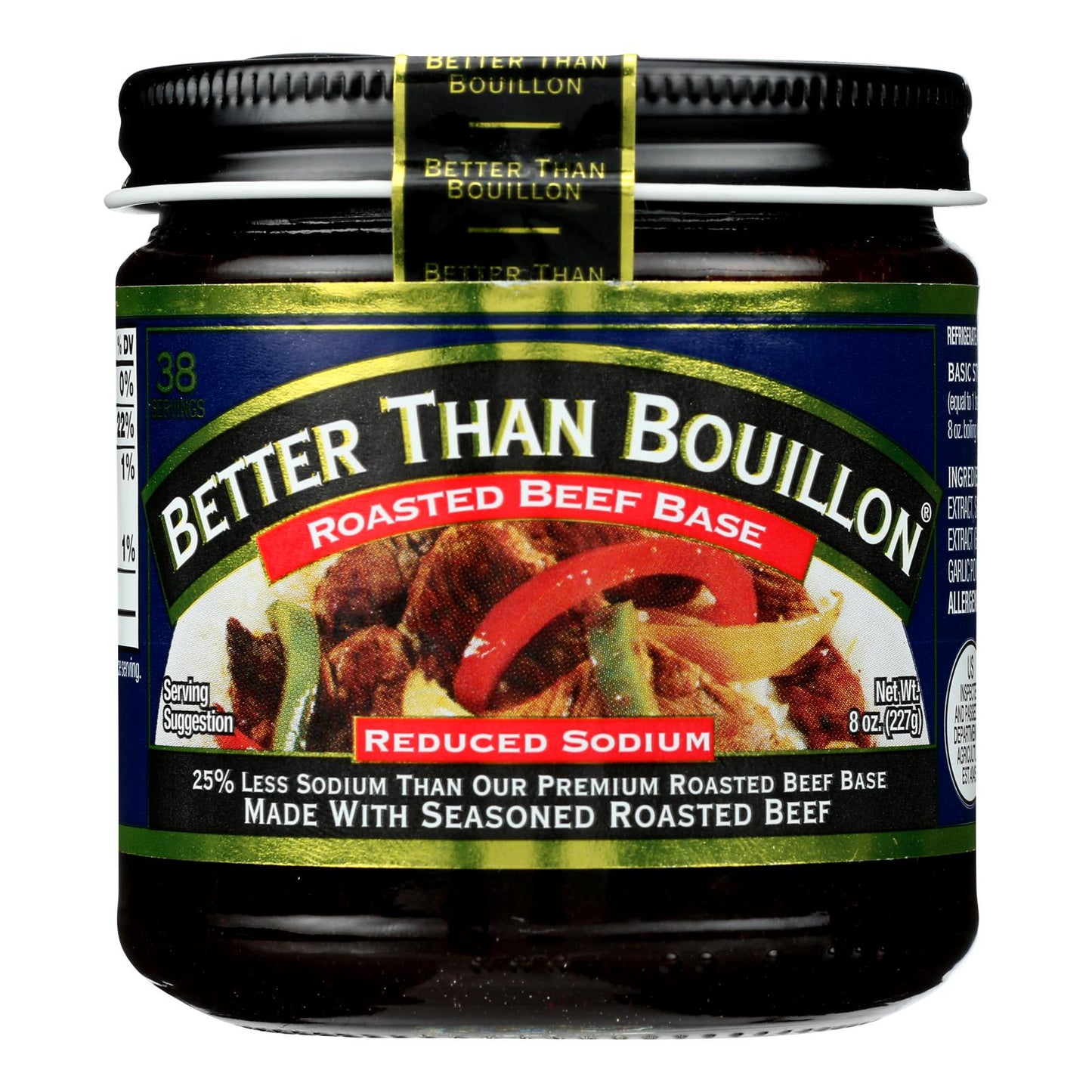Better Than Bouillon Seasoning - Beef Base - Case of 6 - 8 oz.