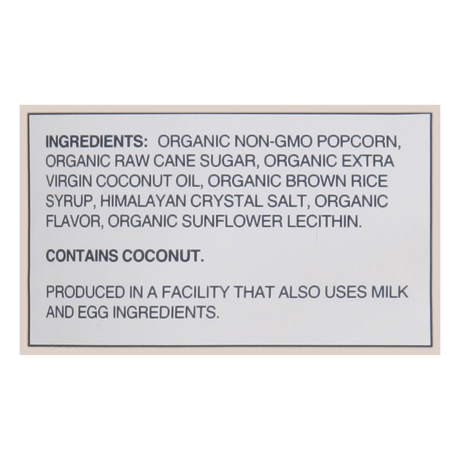 Lesser Evil, Popcorn Himalayan Sweetness Organic, Case Of 12, 6.4 oz