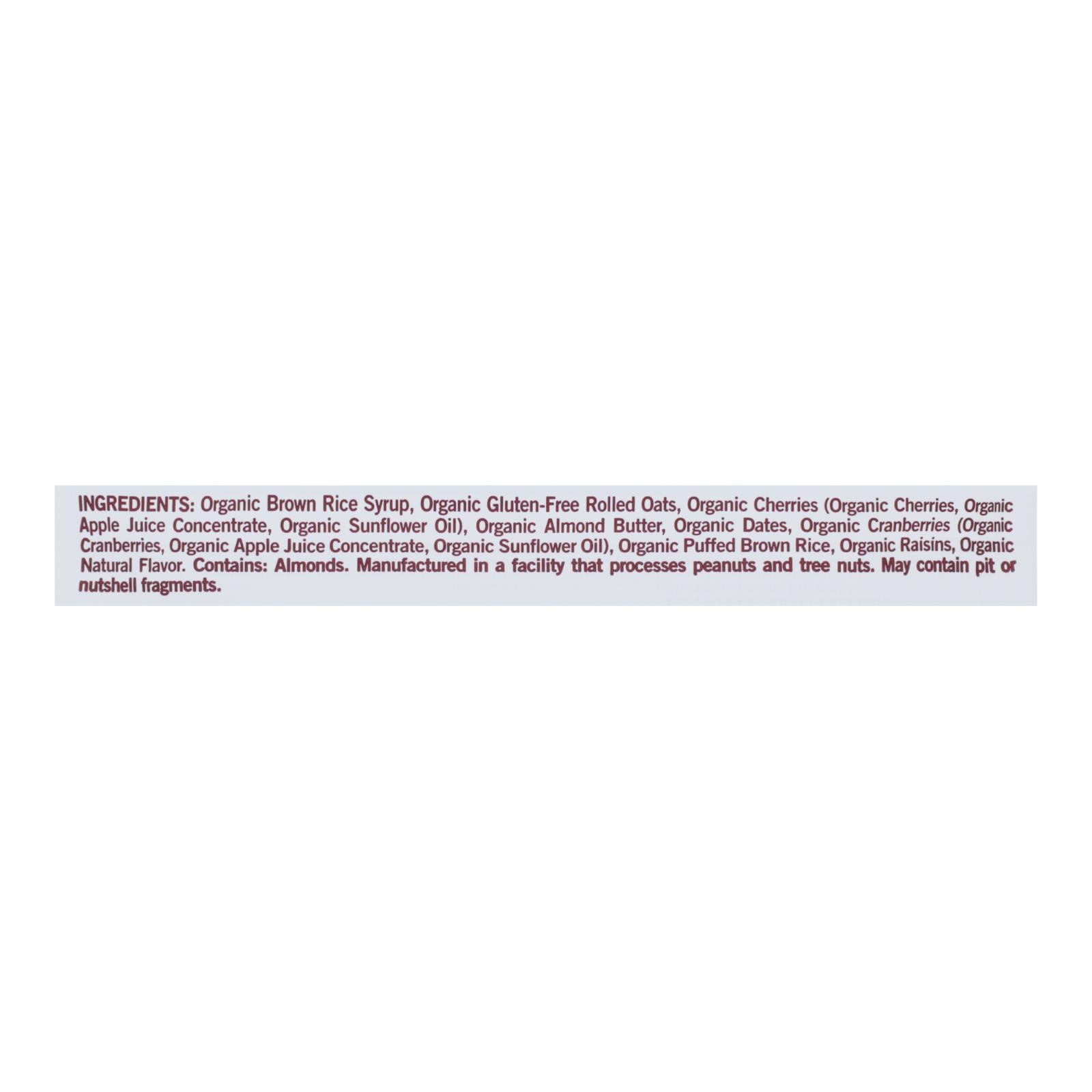 GoMacro Organic Macrobar - Cherries and Berries - 2 oz Bars - Case of 12