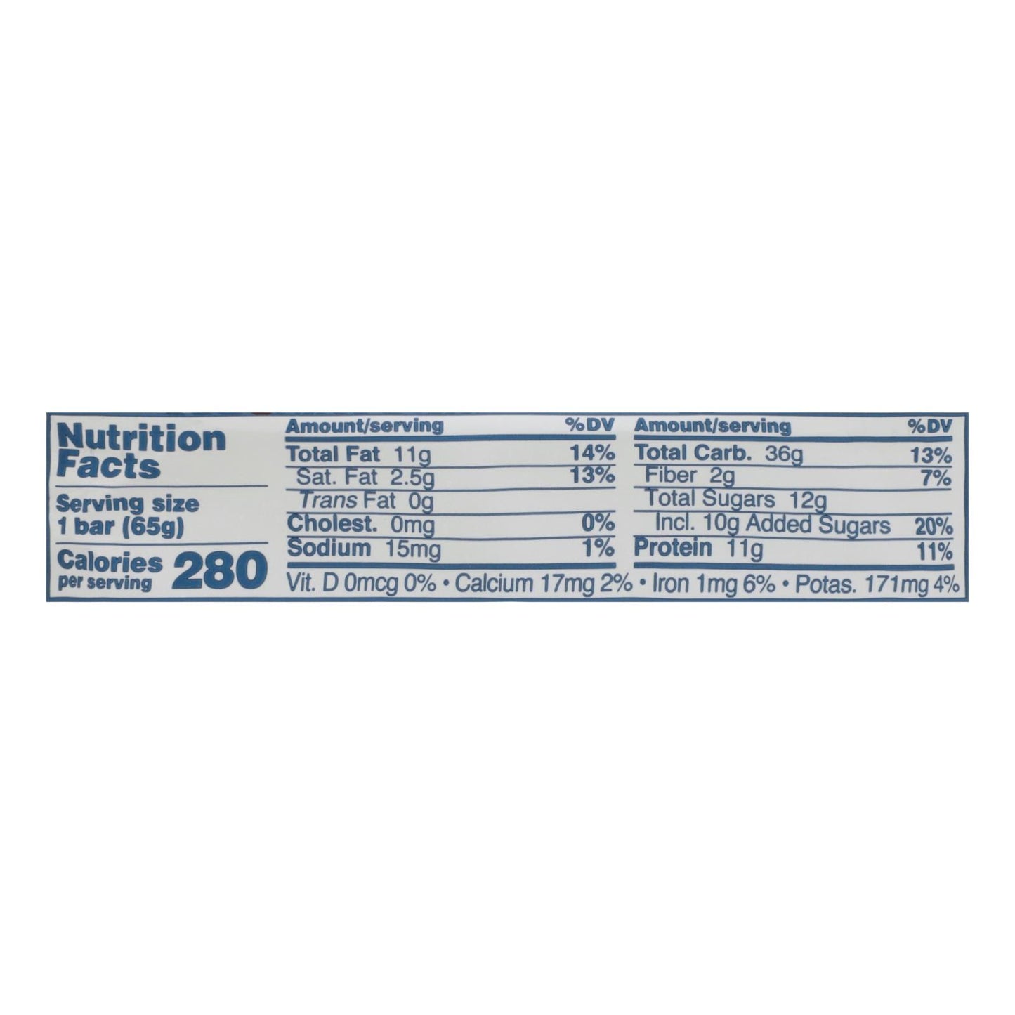 GoMacro Organic Macrobar - Peanut Protein - 2.3 oz Bars - Case of 12