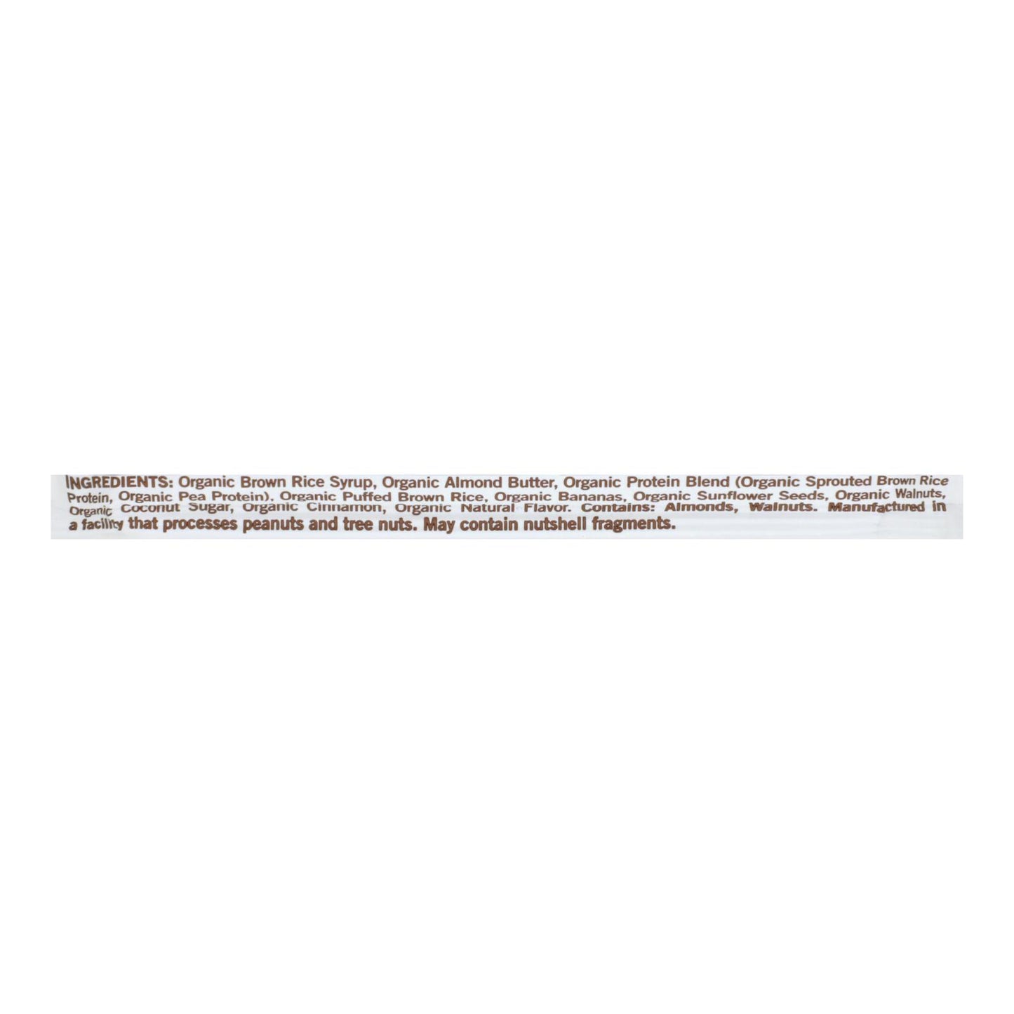 GoMacro Organic Macrobar - Banana and Almond Butter - 2.3 oz Bars - Case of 12