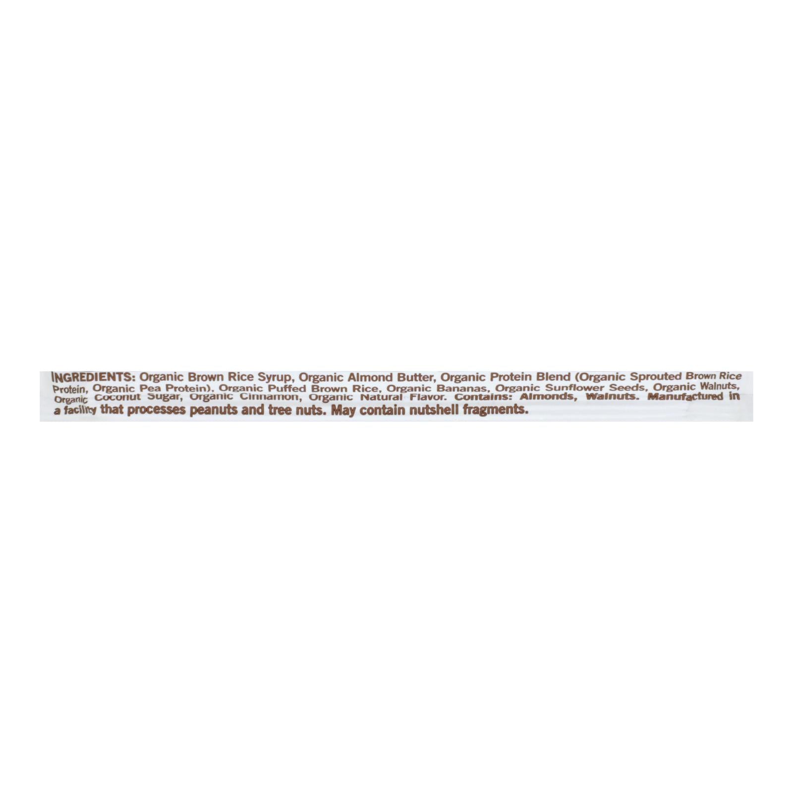 GoMacro Organic Macrobar - Banana and Almond Butter - 2.3 oz Bars - Case of 12