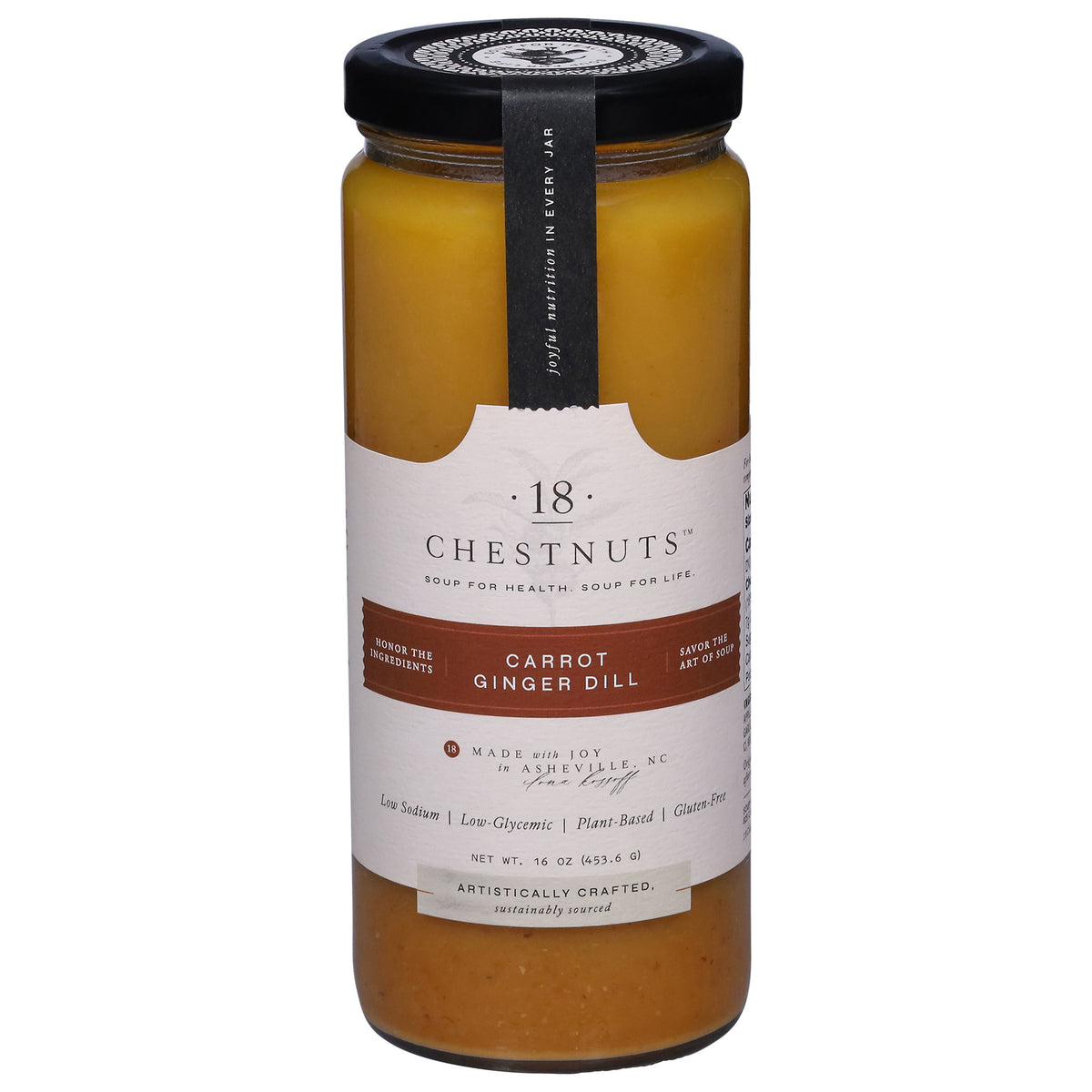18 Chestnuts - Soup Carrot Ginger Dill - CS of 6-16 FZ