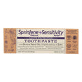 Sprinjene Natural Toothpaste - Sensative - Flouride - 3.5 oz
