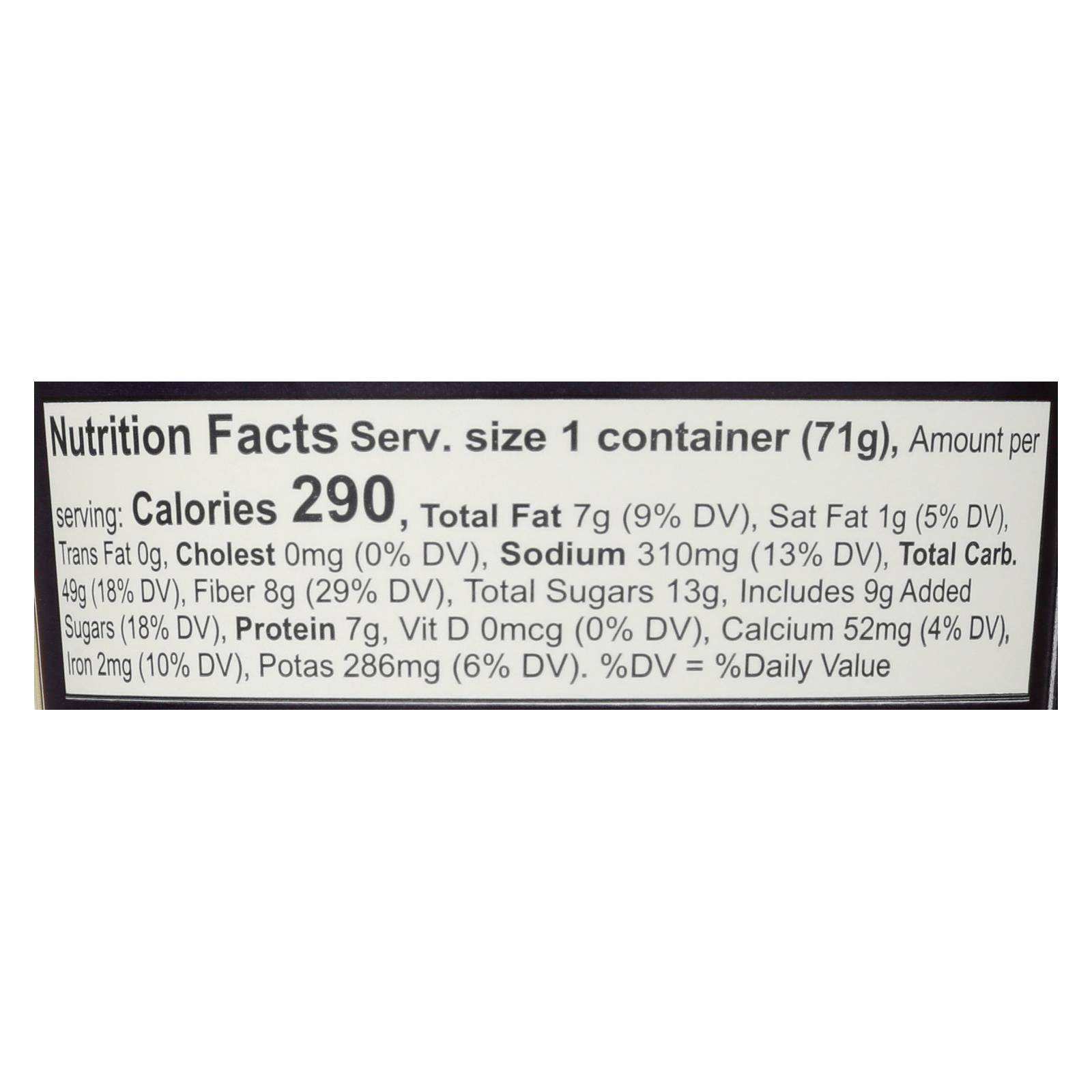 Bob's Red Mill - Gluten Free Oatmeal Cup Blueberry and Hazelnut - 2.5 oz - Case of 12
