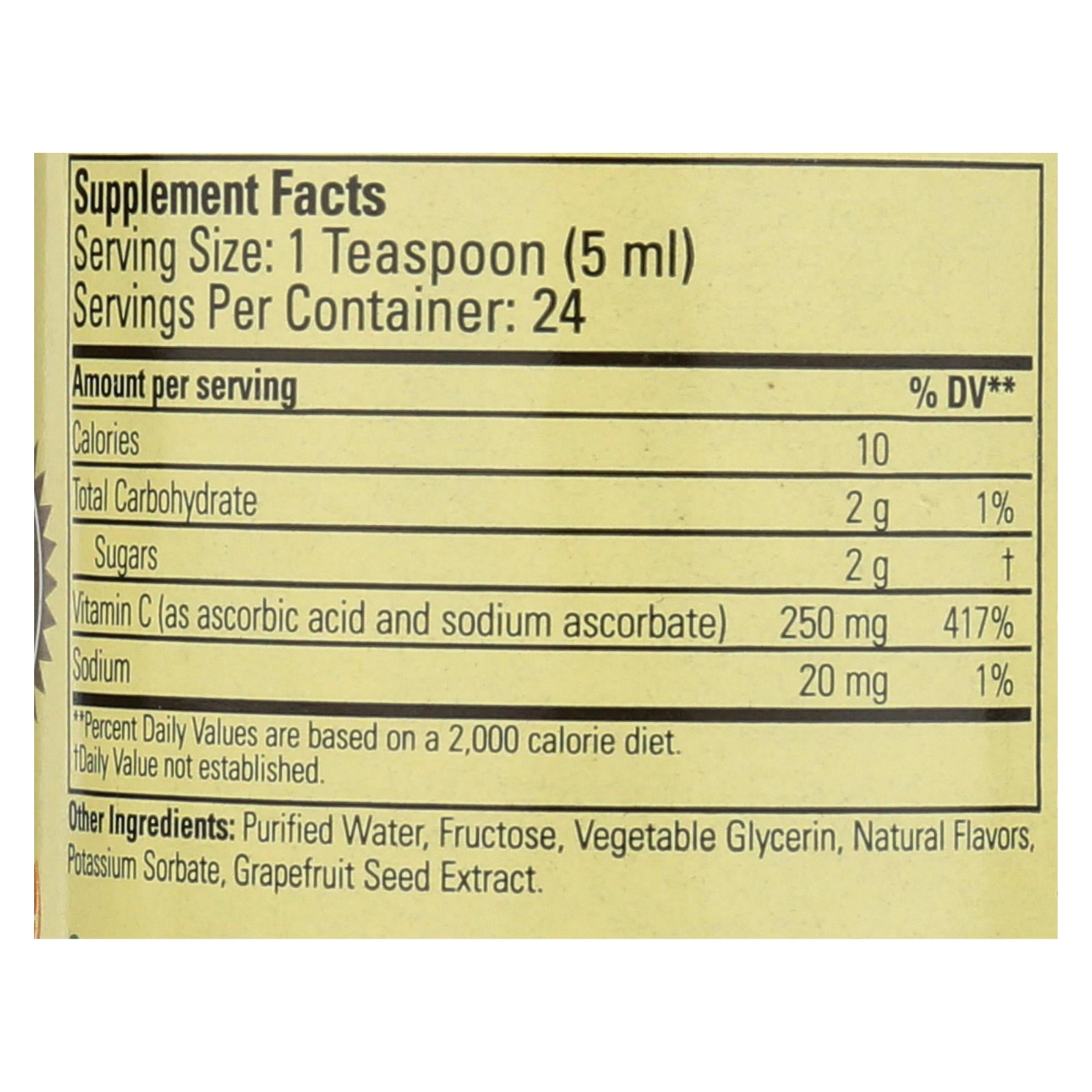 Childlife Liquid Vitamin C Orange - 4 fl oz