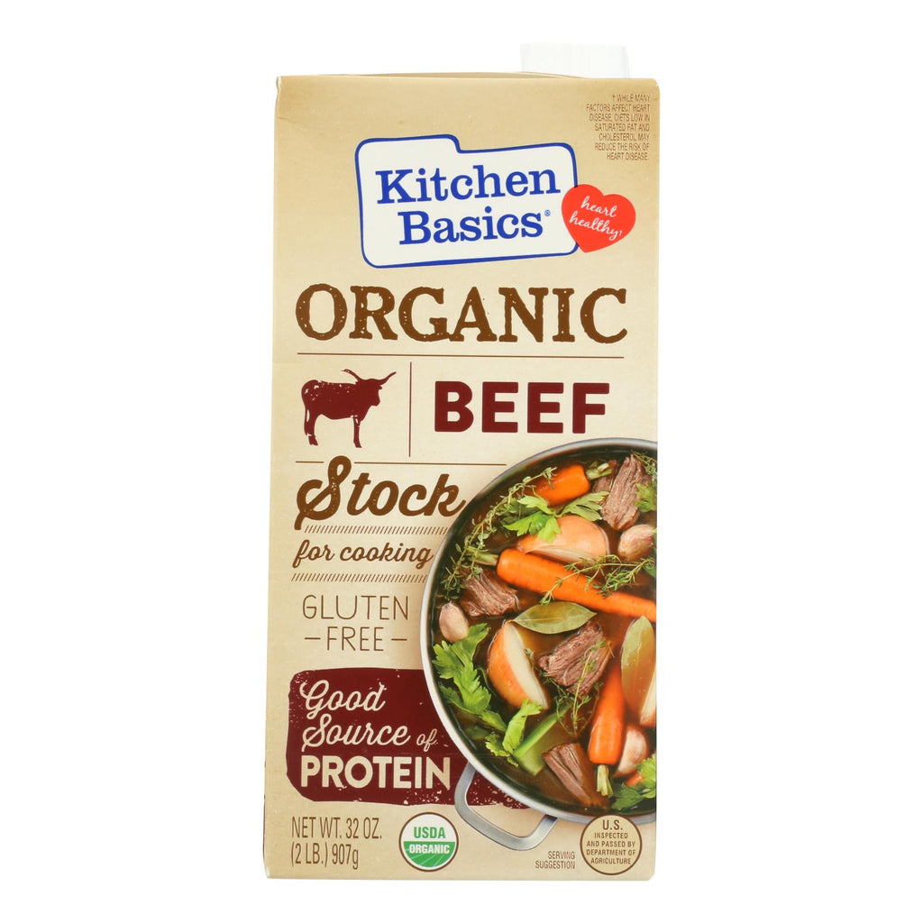 Kitchen Basics Beef Stock - Case of 12 - 32 Fl oz.