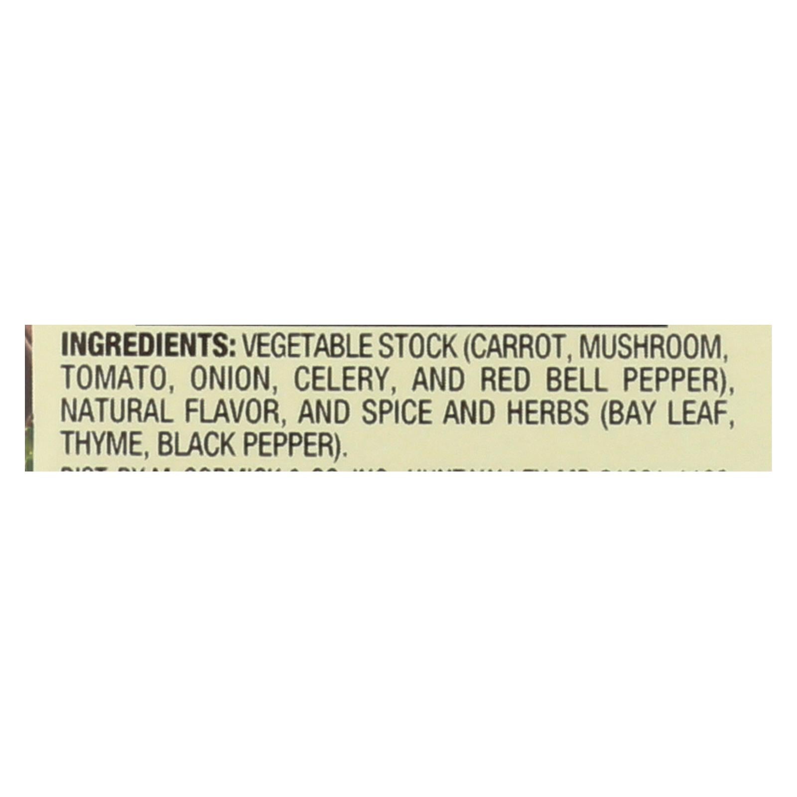 Kitchen Basics Vegetable Stock - Case of 12 - 32 Fl oz.