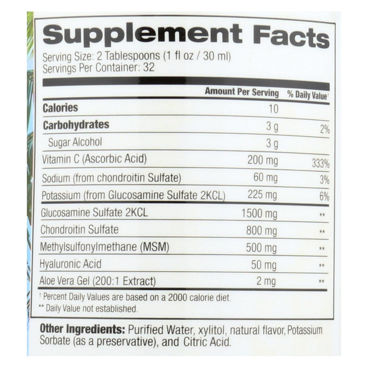 Tropical Oasis - Joint Complete - 1 Each - 32 OZ