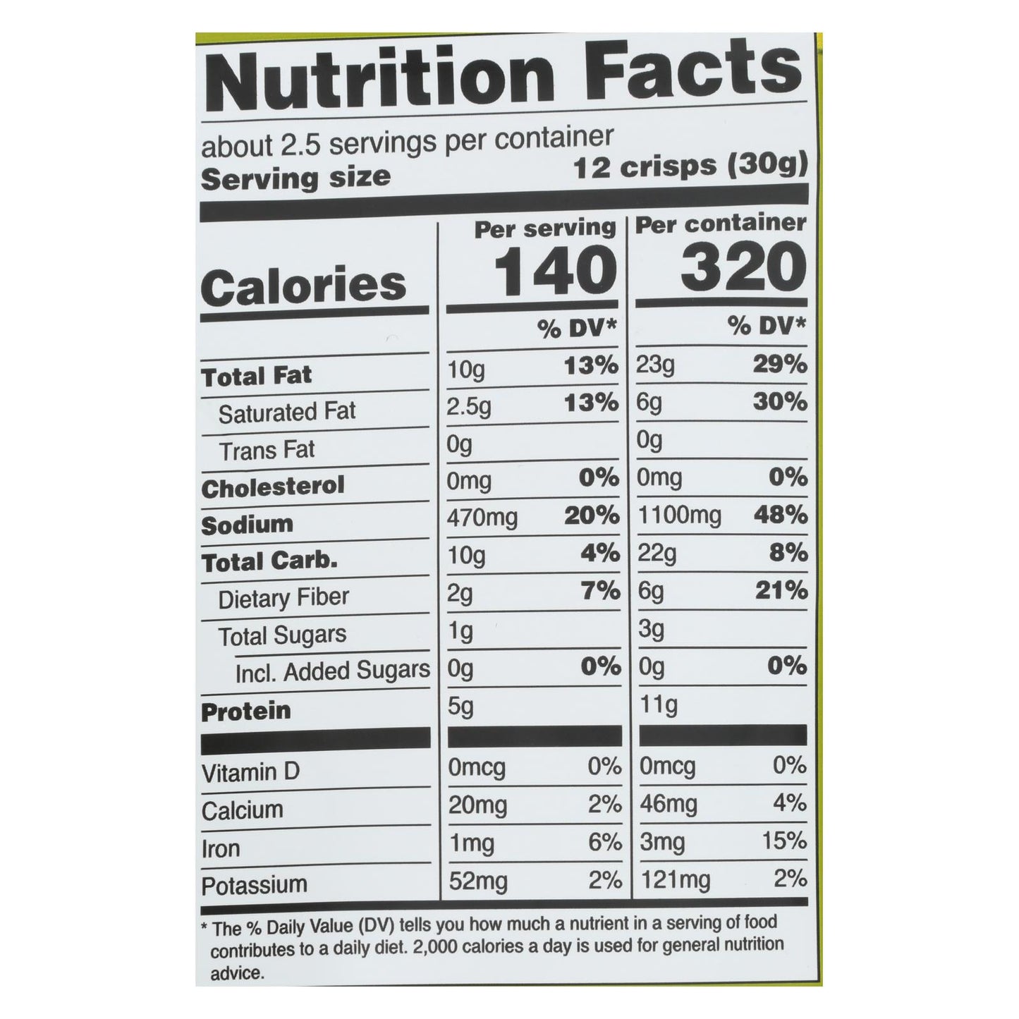 Hippie Snacks - Avocado Crsps Guacamole - Case of 8-2.5 OZ