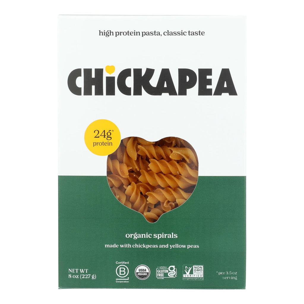 Chickapea Pasta - Pasta - Spirals - Case of 6 - 8 oz.