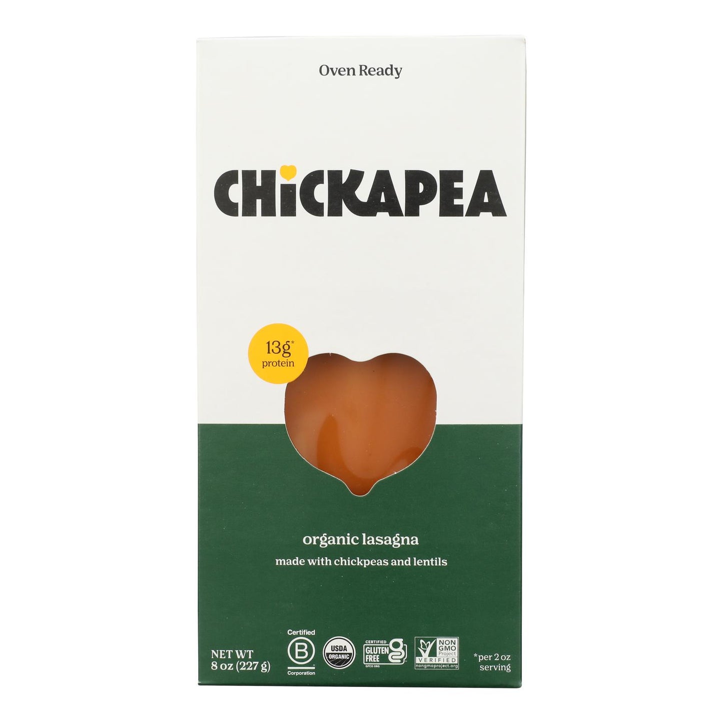 Chickapea Pasta - Pasta Lasagne - Case of 6-8 OZ