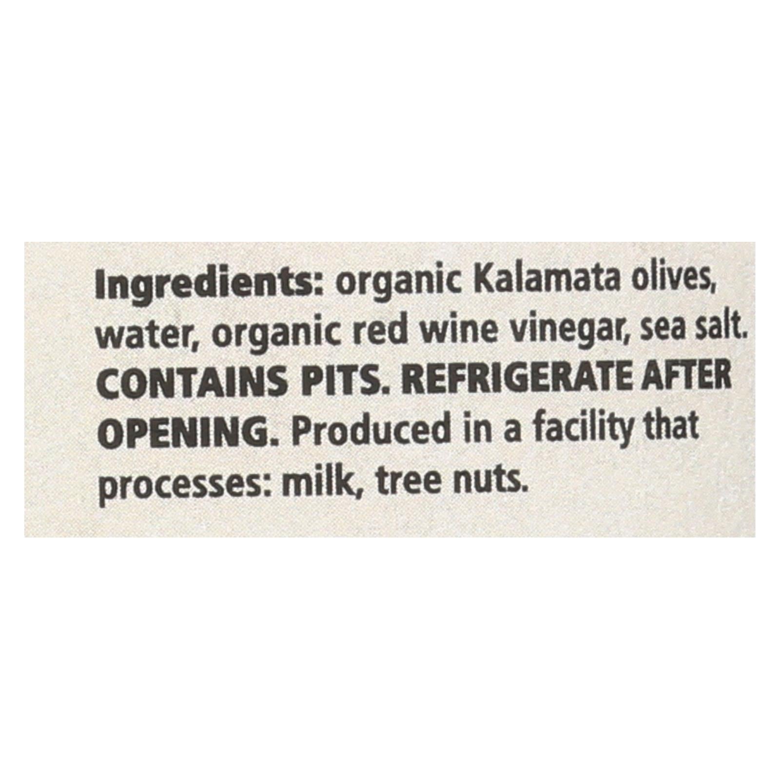 Divina - Organic Kalamata Olives - Case of 6 - 6.35 oz.