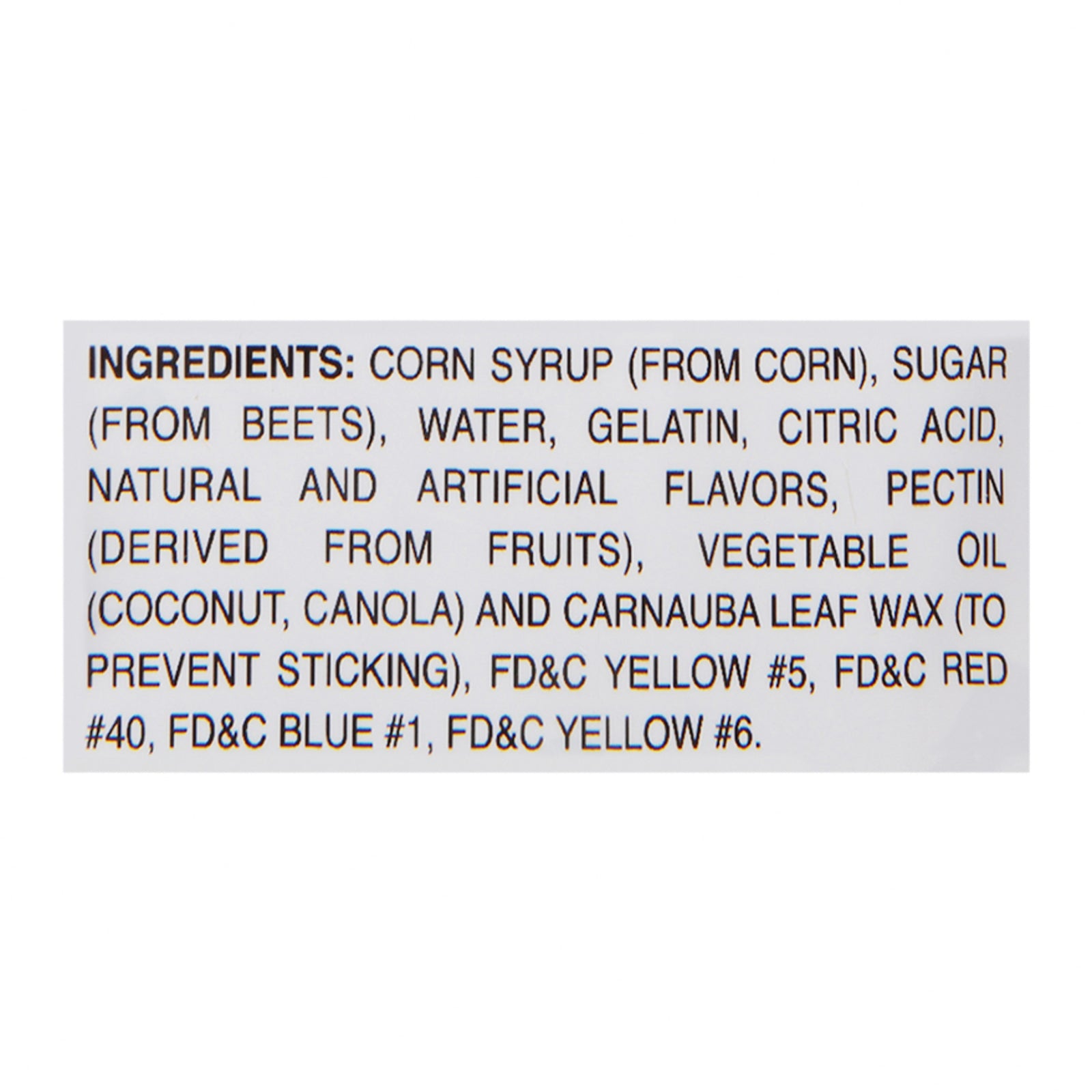 Albanese 12 Flavor Gummi Bears  - Case of 4 - 5 LB
