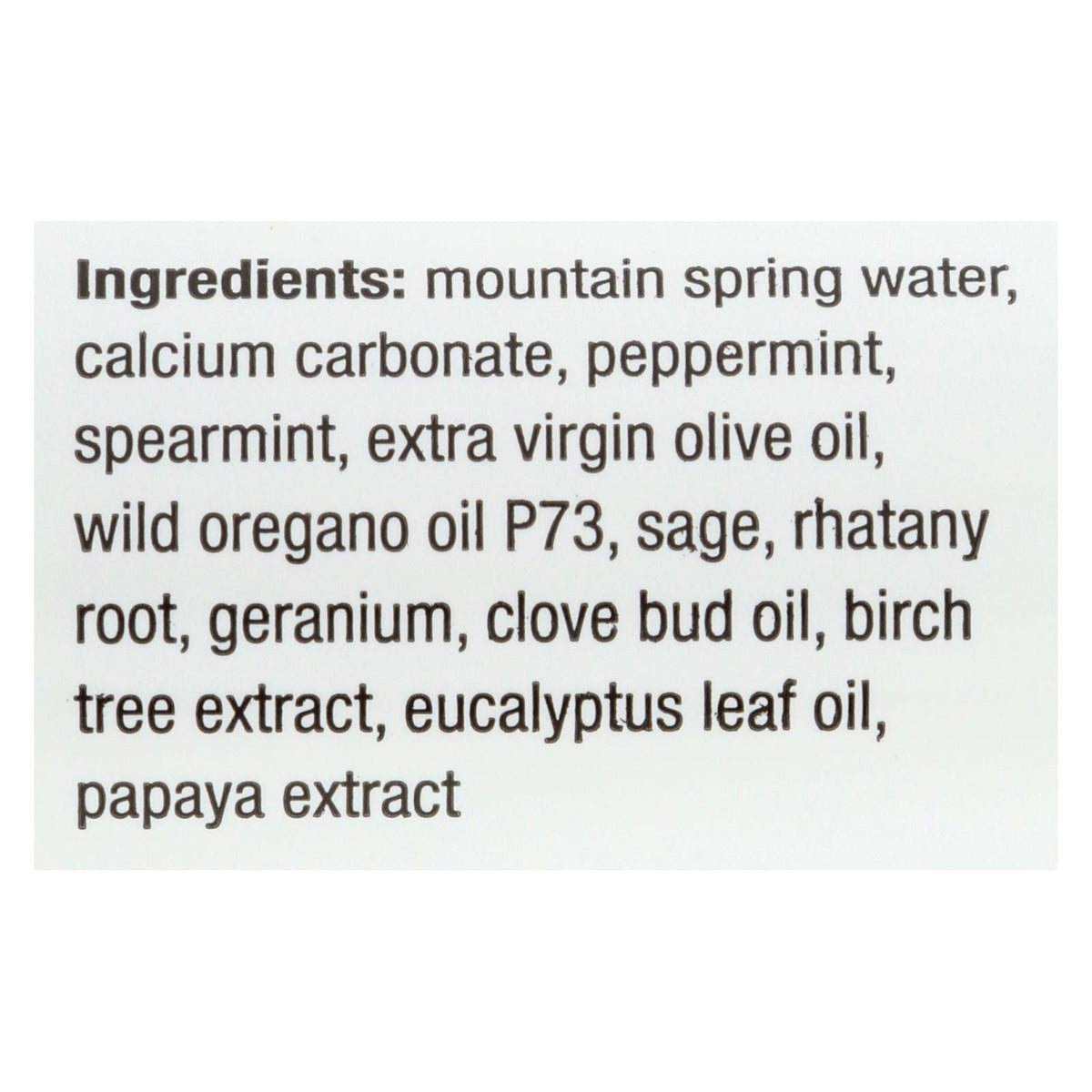 North American Herb and Spice Toothpaste - OregaFRESH - P73 - 3.4 oz
