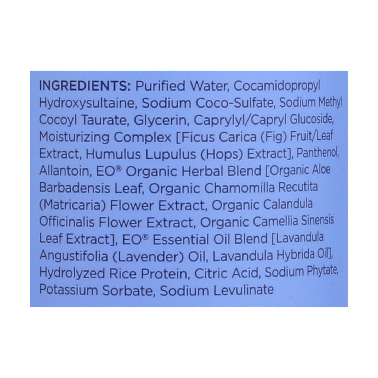 EO Products - Shower Gel Soothing French Lavender - 16 fl oz