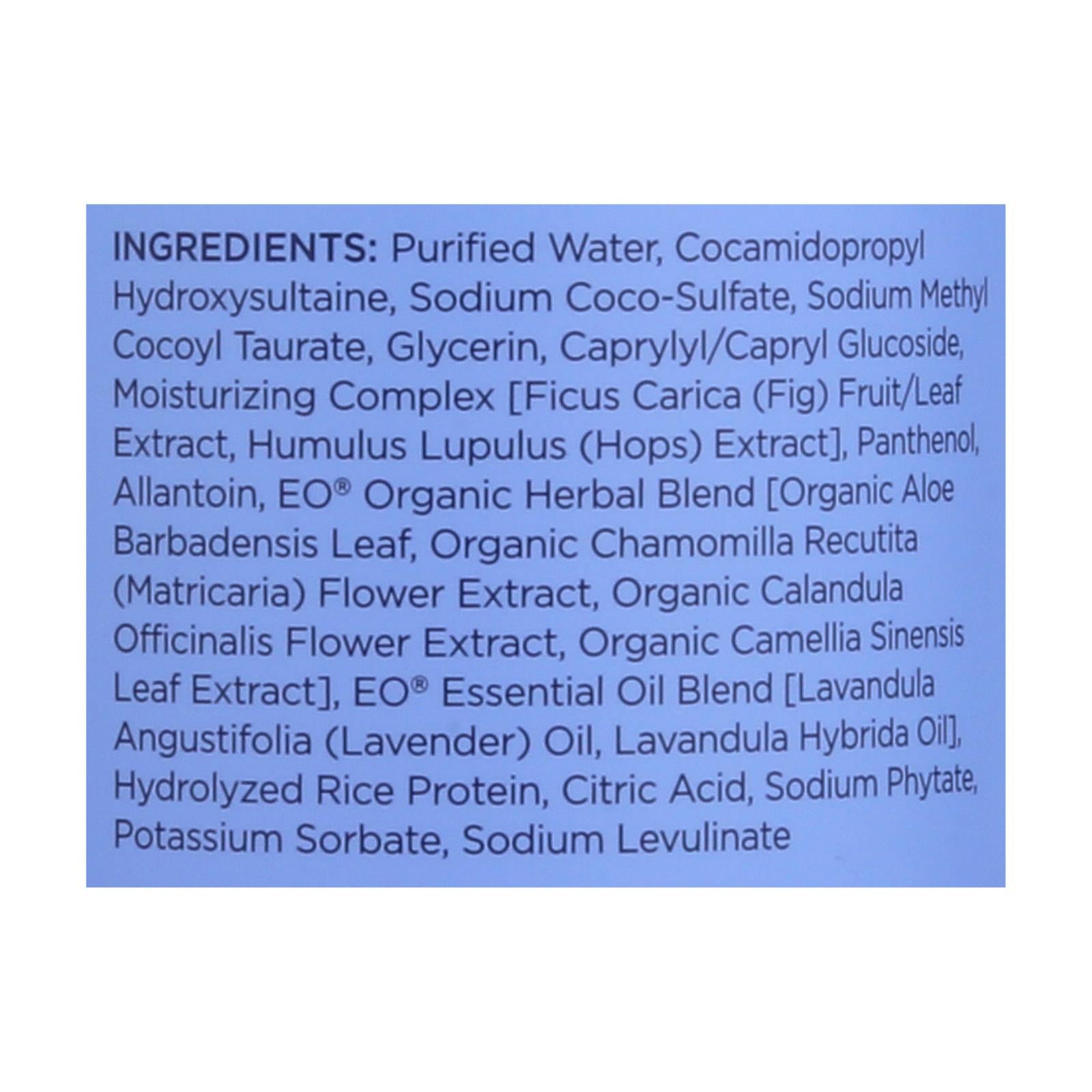 EO Products - Shower Gel Soothing French Lavender - 16 fl oz