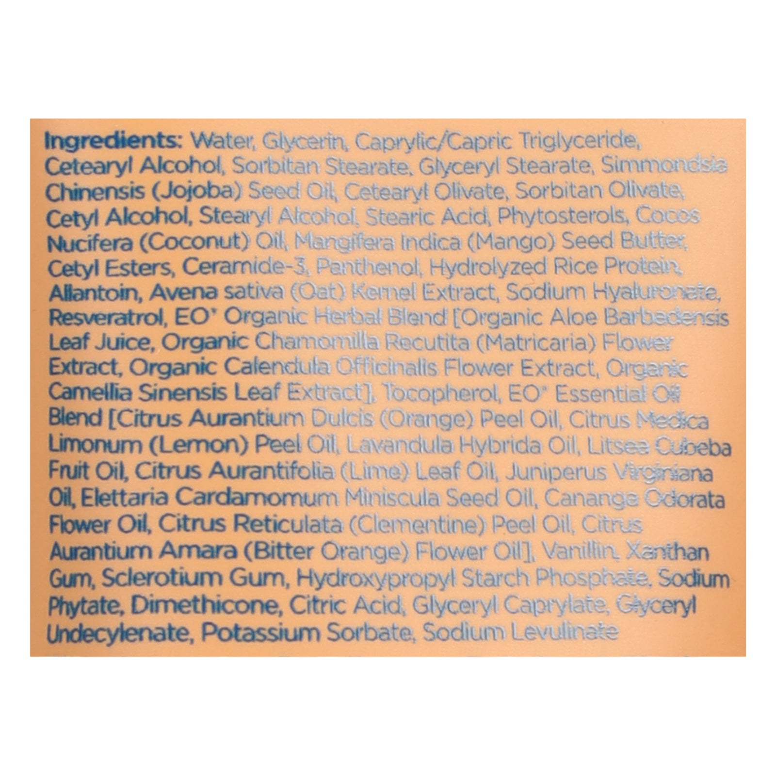 Eo Products - Hnd/crm Orng/blos/van - 1 Each-2.5 FZ
