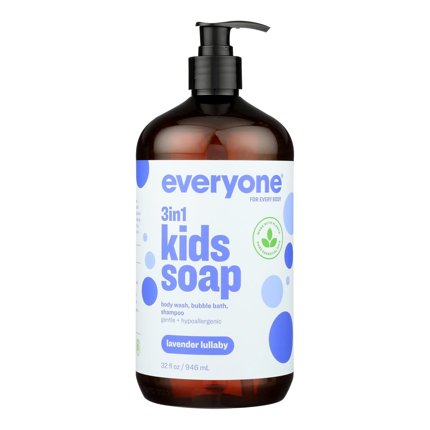 EO Products - Soap - Everyone for Kids - 3-in-1 - Lavender Lullaby Botanical - 32 oz - 1 each