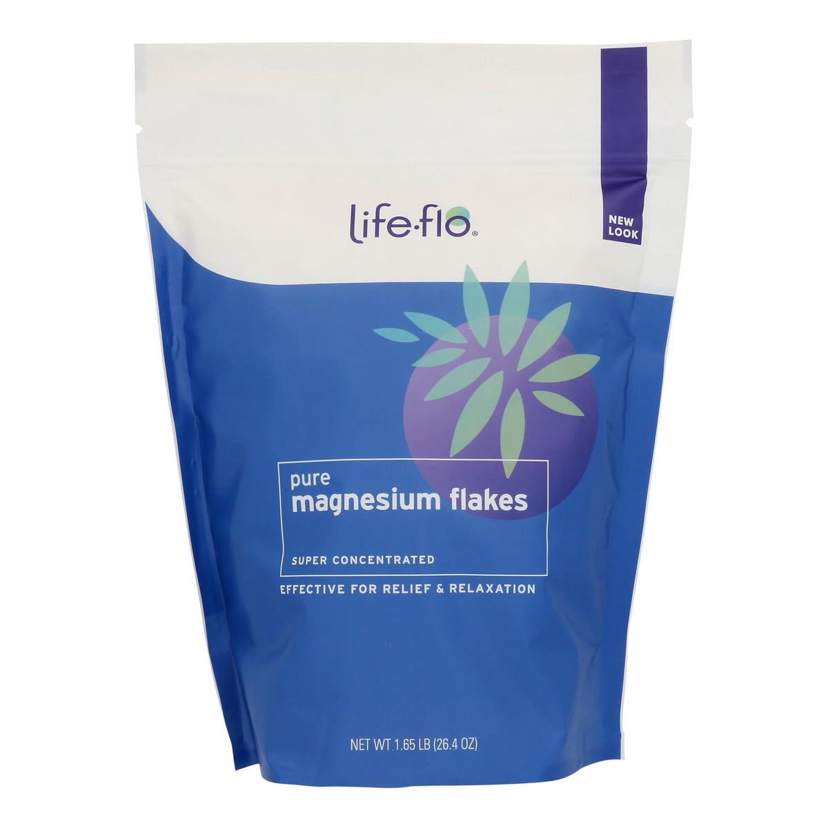 Life Flo - Magnesium Flakes Pure - 1 Each - 1.65 LB