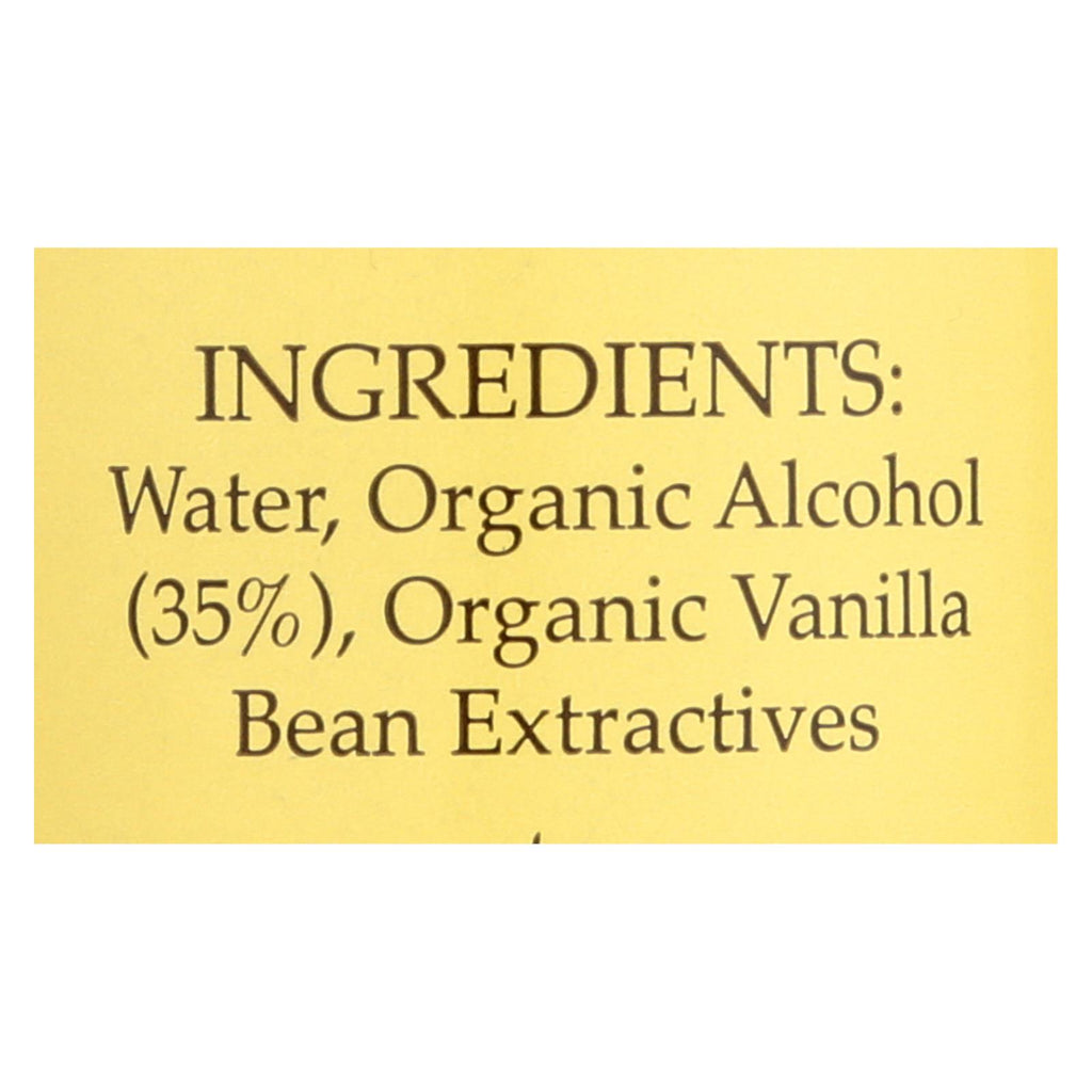 Flavorganics Extract - Organic - Vanilla - 2 oz - 1 each