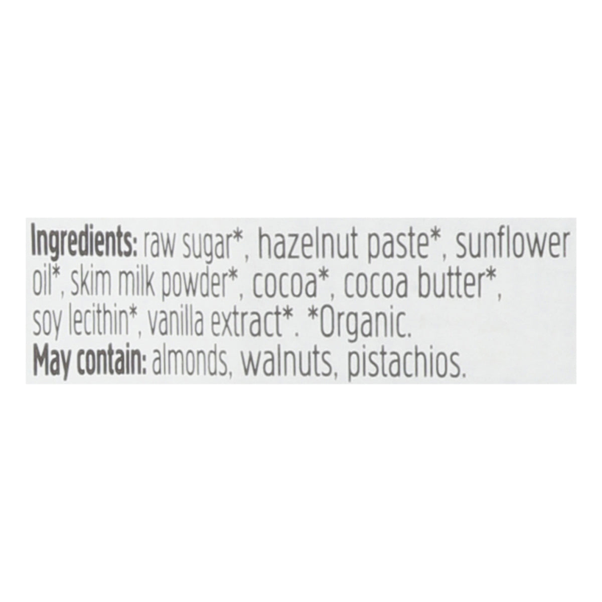 Nocciolata - Spread Organic Hazelnut Cocoa - Case of 6-8.82 Ounces