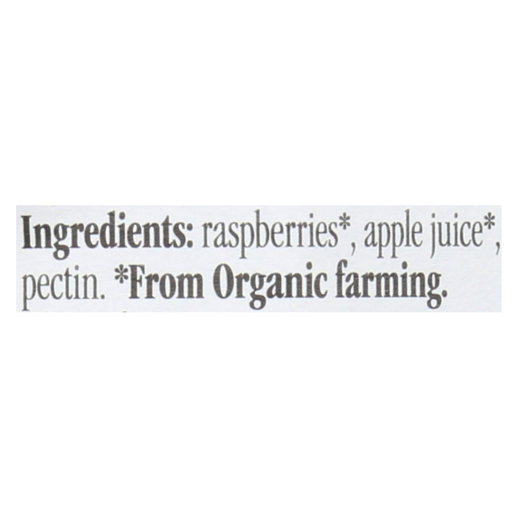 Fiordifrutta Organic Fruit Spread Raspberry - Fruit Spread Raspberry - Case of 6 - 8.82 oz.