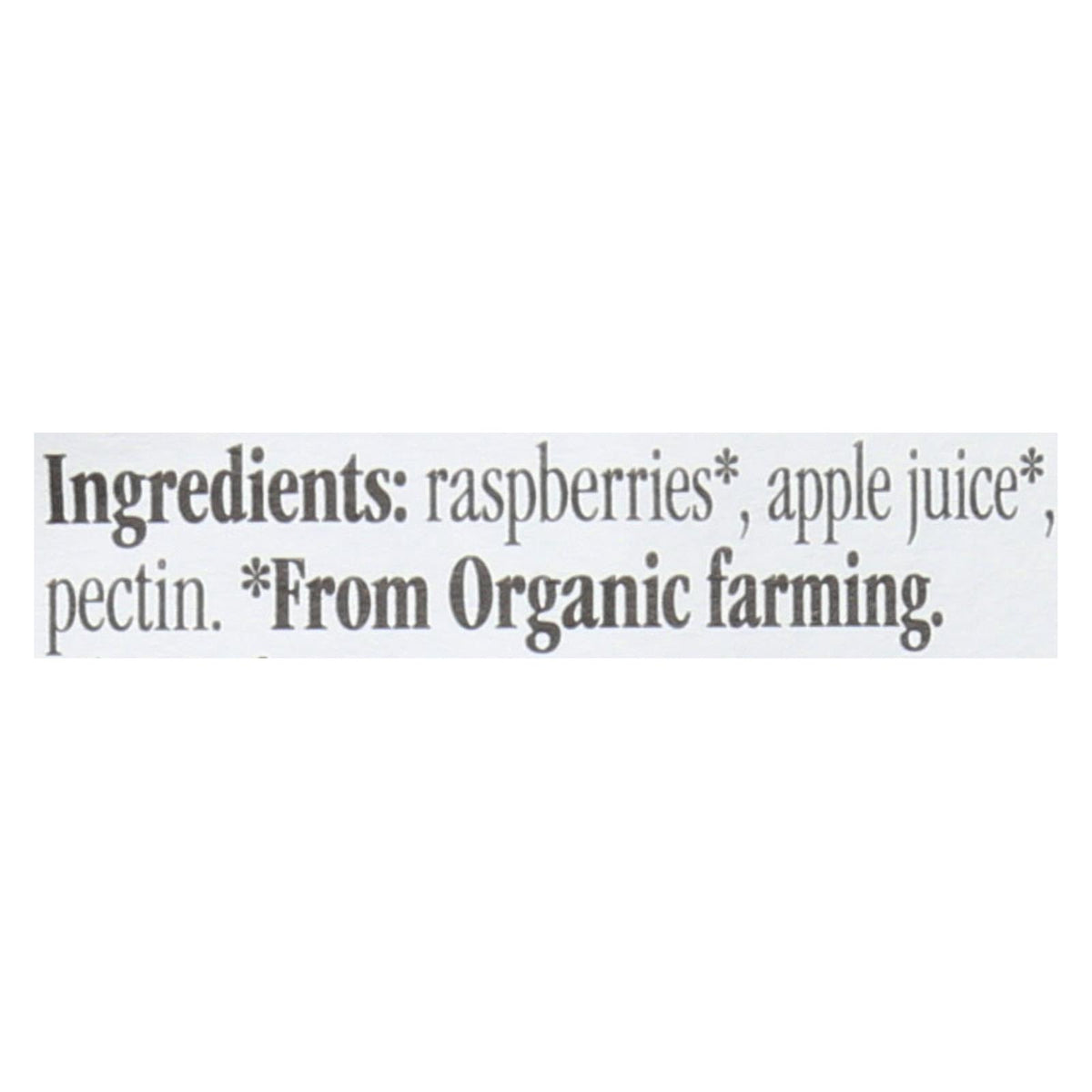 Fiordifrutta Organic Fruit Spread Raspberry - Fruit Spread Raspberry - Case of 6 - 8.82 oz.