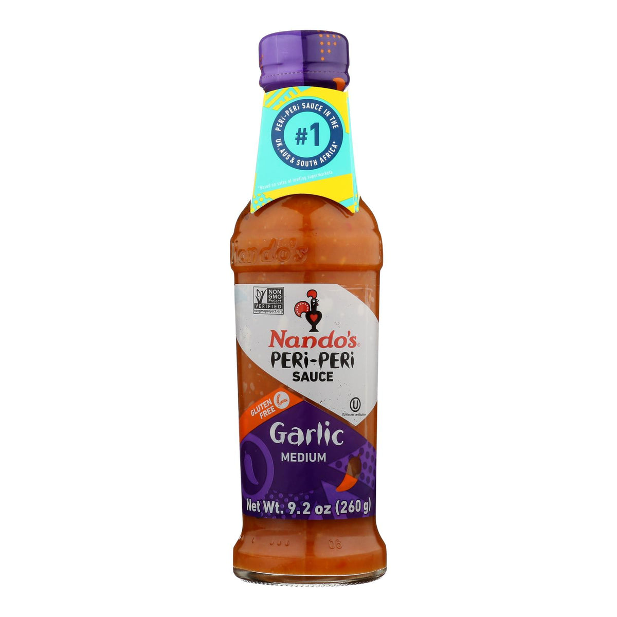 Nando's Peri-Peri Garlic Sauce - Case of 6 - 9.1 OZ