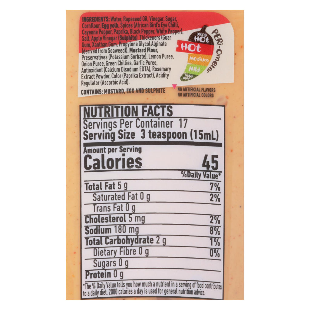 Nando's - Perinaise Squeeze Hot - Case of 6 - 8.6 FZ