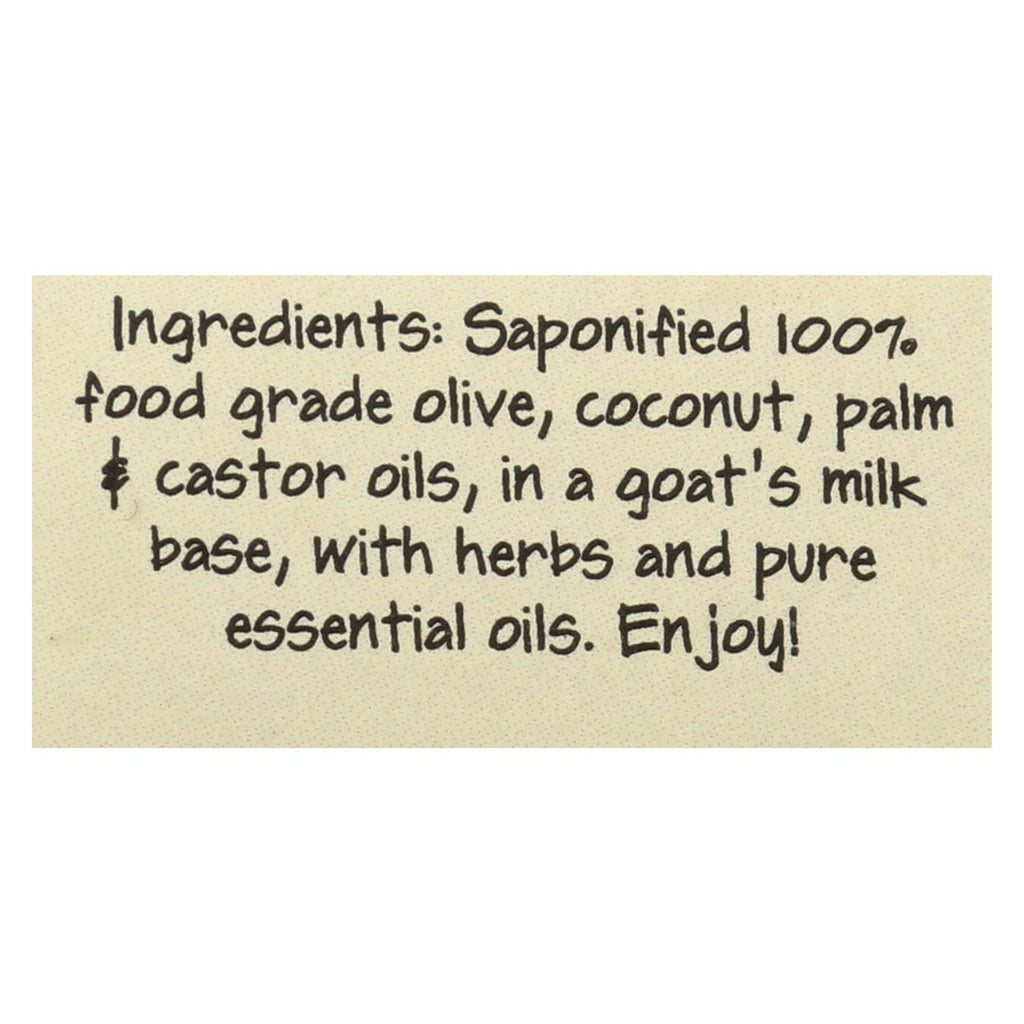 Zum - Soap Br Goatmlk Patchouli - Case of 6-3 OZ
