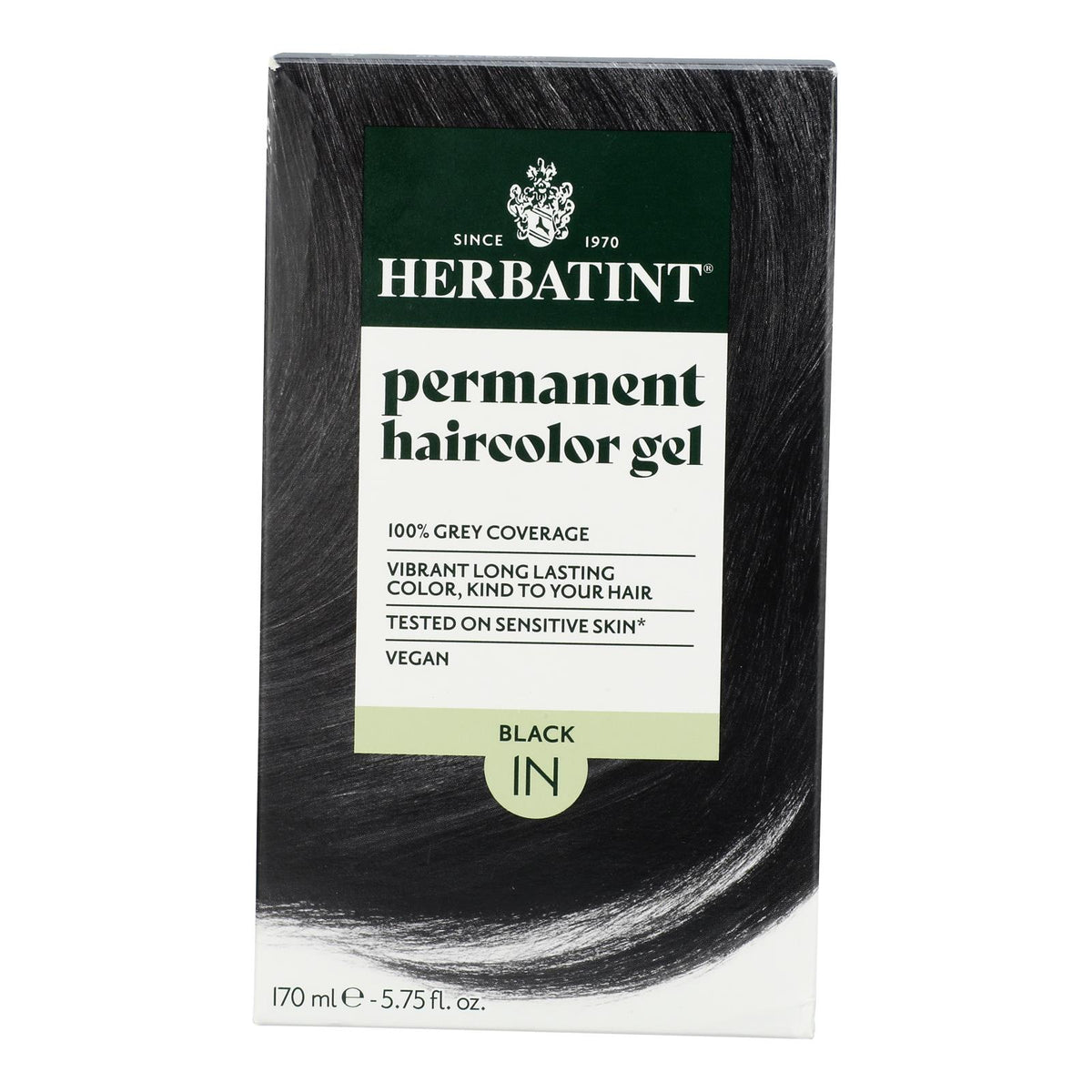 Herbatint - Hair Color 1n Black - EA of 1-5.75 FZ