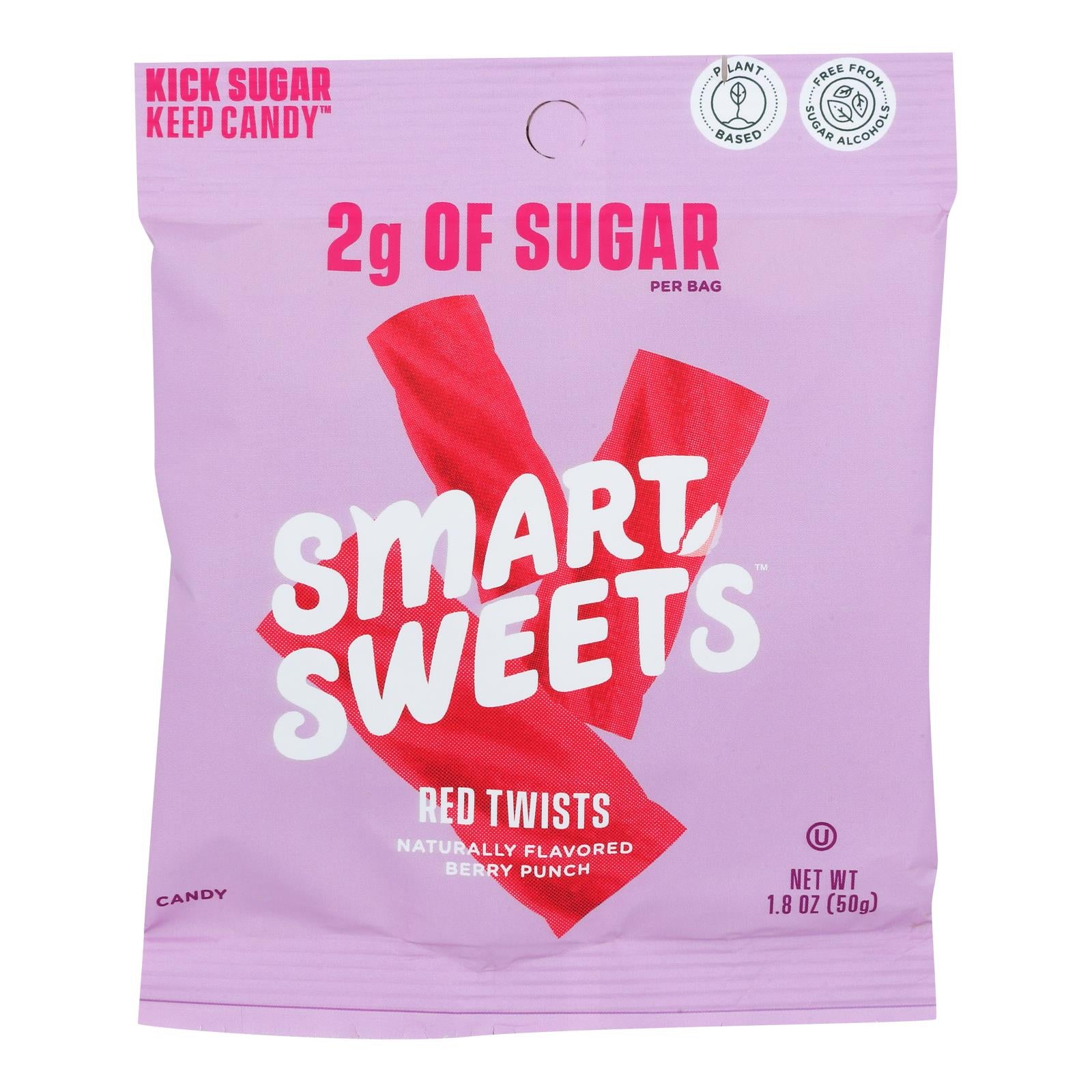 Smartsweets, Red Twists Berry Punch, Case Of 12, 1.8 oz