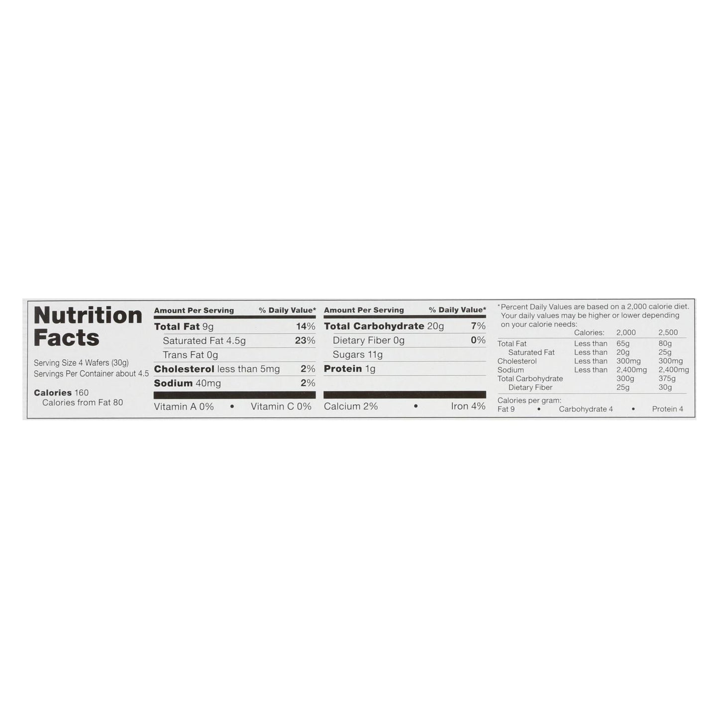 Glutino, Gluten Free Wafers, Milk Chocolate - 1 Each - 4.6 OZ
