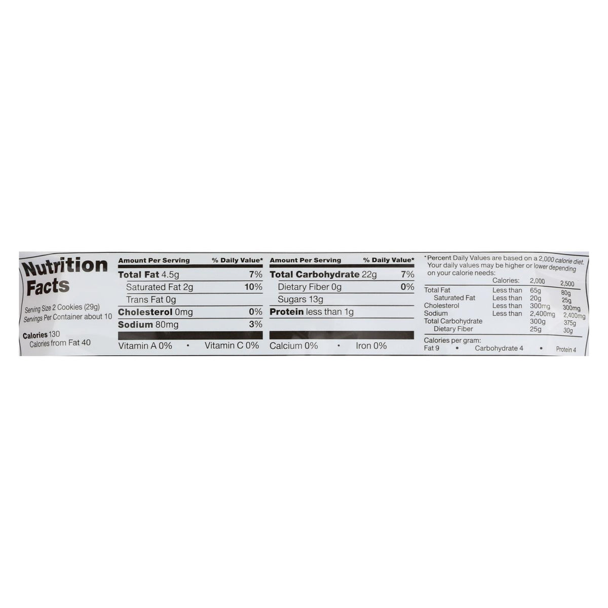 Glutino Creme Cookies - Vanilla - Case of 12 - 10.5 oz.