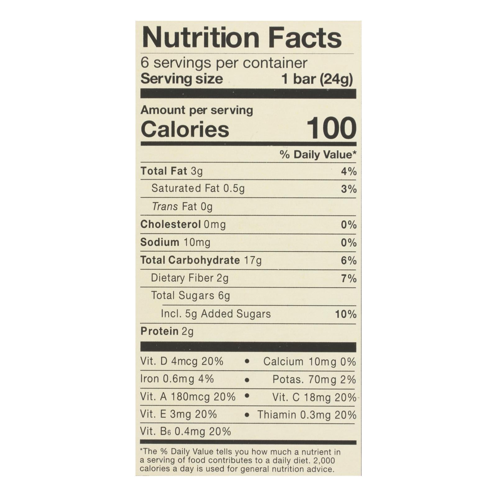 Made Good Granola Bar - Chocolate Banana - Case of 6 - 5 oz.