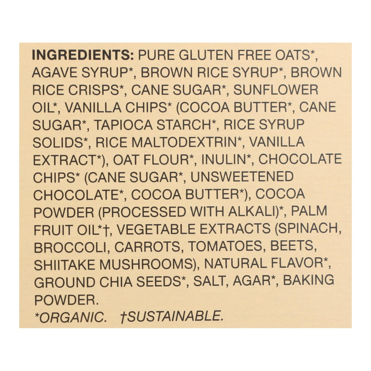 Made Good, Organic Granola Bar Cookies & Cream, Case Of 6, 6/.85 oz