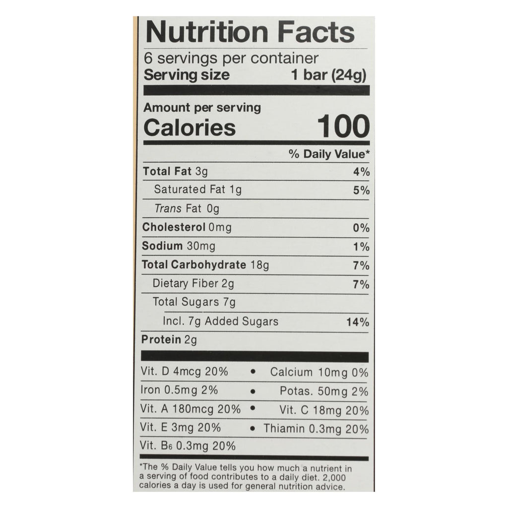 Made Good, Organic Granola Bar Cookies & Cream, Case Of 6, 6/.85 oz