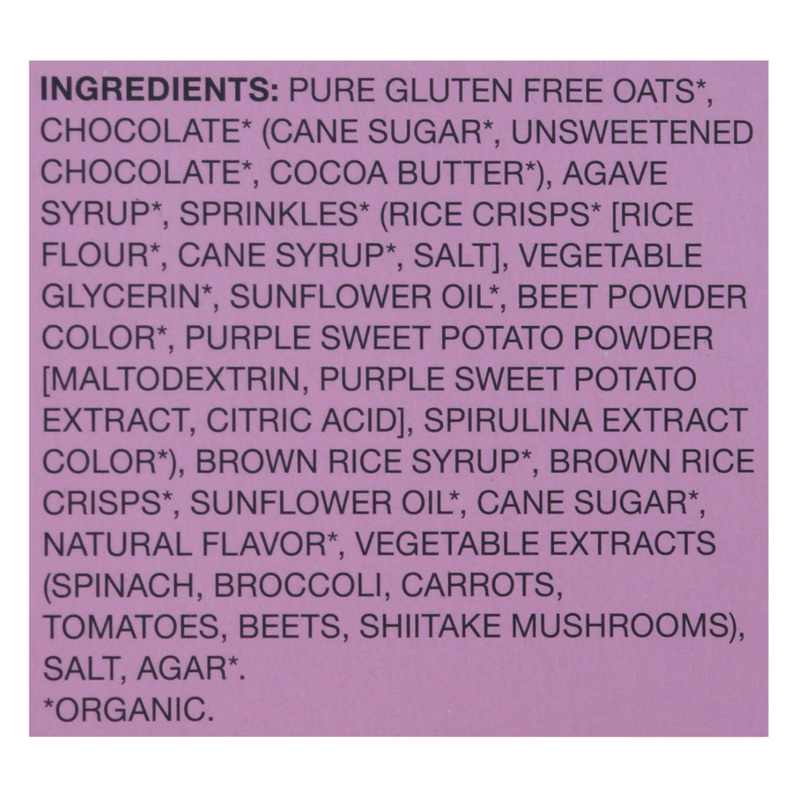 Made Good, Organic Granola Bar Chocolate Drizzled Birthday Cake, Case Of 6, 5/.85 oz