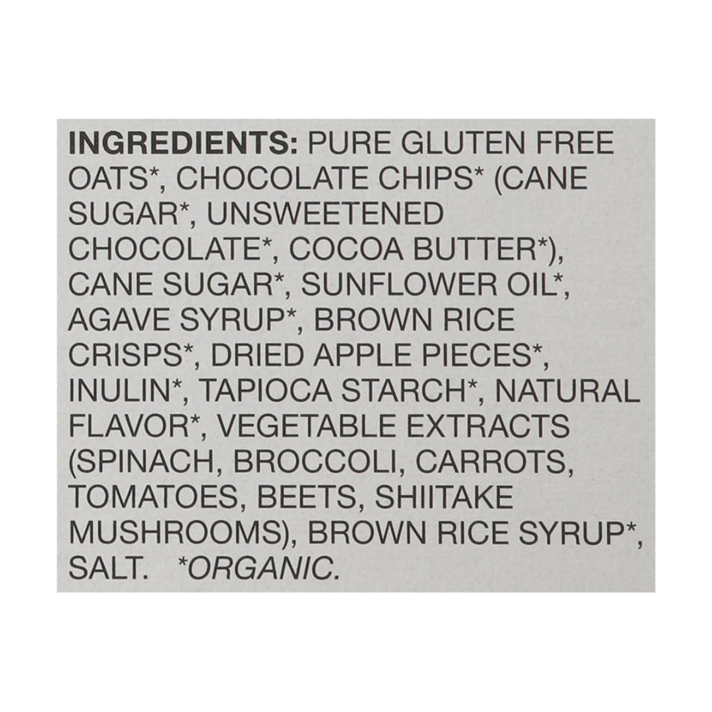 Made Good, Organic Granola Mini Chocolate Chips, Case Of 6, 5/.85 oz
