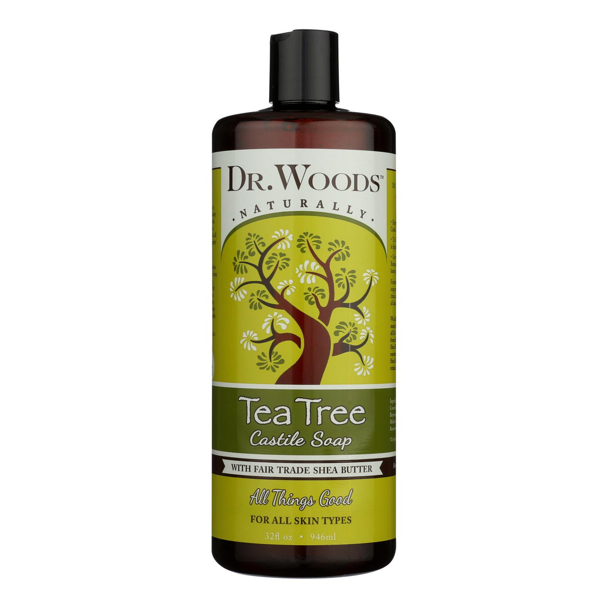 Dr. Woods Shea Vision Pure Castile Soap Tea Tree - 32 fl oz