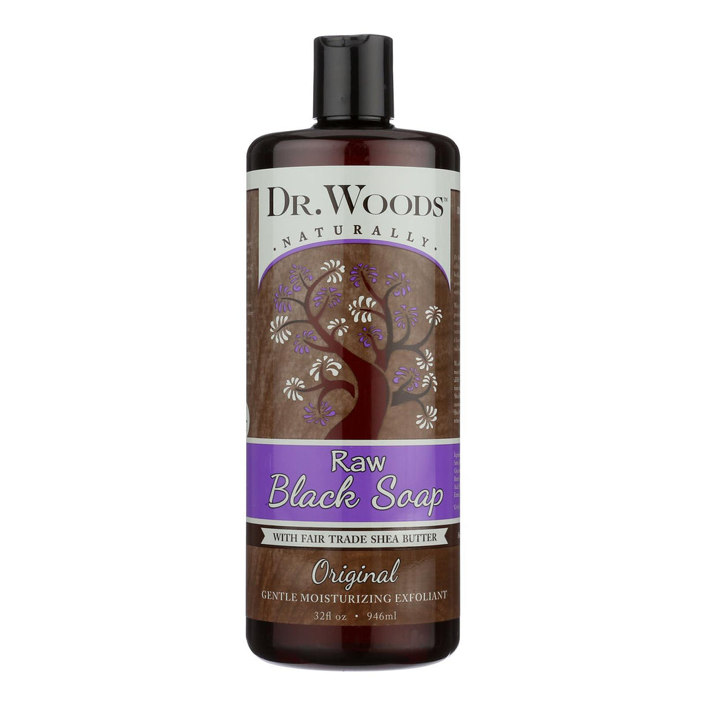 Dr. Woods Shea Vision Pure Black Soap with Organic Shea Butter - 32 fl oz