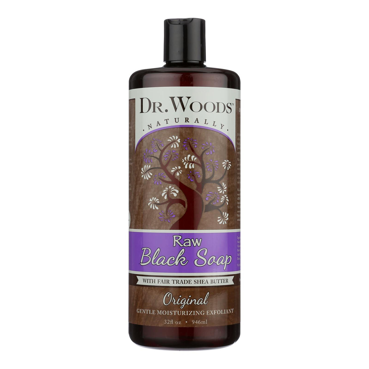 Dr. Woods Shea Vision Pure Black Soap with Organic Shea Butter - 32 fl oz